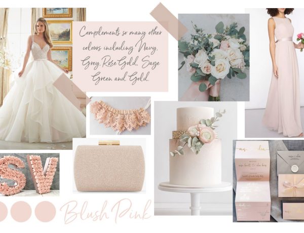 Blush Wedding Mood Board